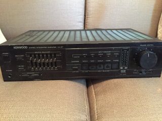 Kenwood Ka - 87 Integrated Stereo Amplifier 220 W - Rare Vintage Retro Records