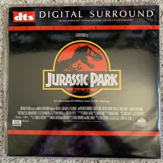 Jurassic Park - Dts Laserdisc - Very Rare