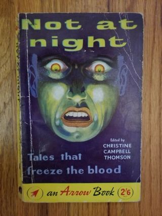 Not At Night Christine Campbell Thomson (1960,  1st Ed) Rare Vintage Pb