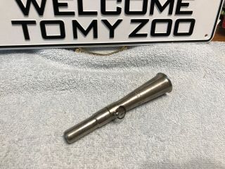 Vintage Metal Silver Frankfort Kazoo Horn Jazz Blues Marching Band Rare 50s 60s