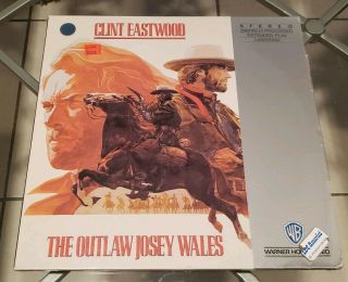 The Outlaw Josey Wales (laserdisc Movie Ld) Very Rare Clint Eastwood Film