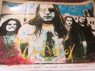 Rare Candlebox 1994 Vintage Music Record Store Promo Poster