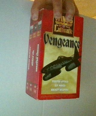 Rare Wings Of The Luftwaffe: Vengeance 3 Vhs Tape Set Vol.  4,  5,  6.