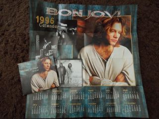 Bon Jovi Lie To Me Rare Cd Single,  1996 Calendar Poster