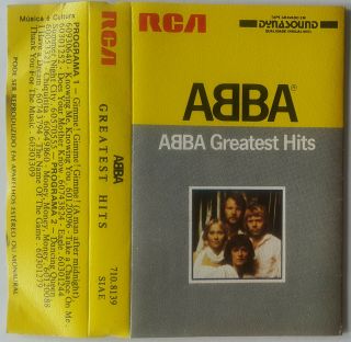 Abba - Greatest Hits - Rare Brasil Cassette