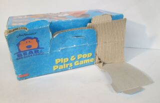Jim Henson ' s Bear in the Big Blue House Pip & Pop Pairs Game Fisher Price Rare 8