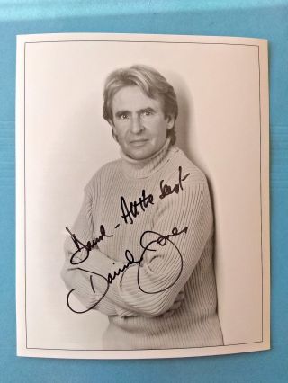 Davy Jones Of " The Monkees " Signed Autographed 8x10 Photo Rare