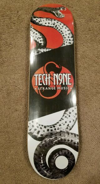 Strange Music Tech N9ne Skateboard Deck Rare