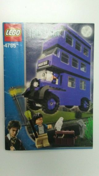 Lego Harry Potter 4755 Knight Bus 100 Complete With Instruction Very Rare
