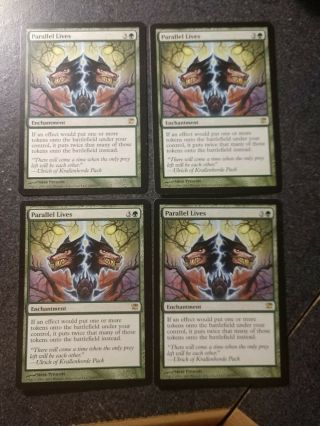 4x Parallel Lives Mtg Card From Innistrad