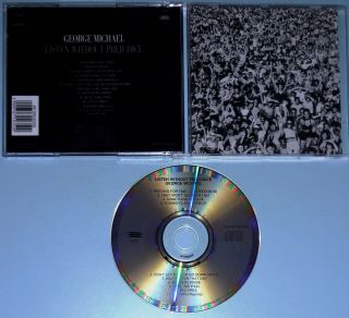 George Michael Listen Without Prejudice Cd 1990 - Elton John 11 Trks Brazil Rare