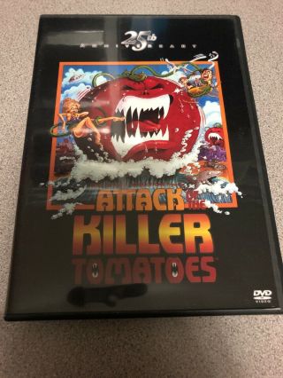 Attack Of The Killer Tomatoes (dvd,  2003,  25th Anniversary Edition) 1978 Rare