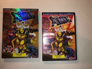 X - Men Vol.  1 Dvd 2009 2 - Discs Night Of The Sentinels W/ Rare Oop Slipcover