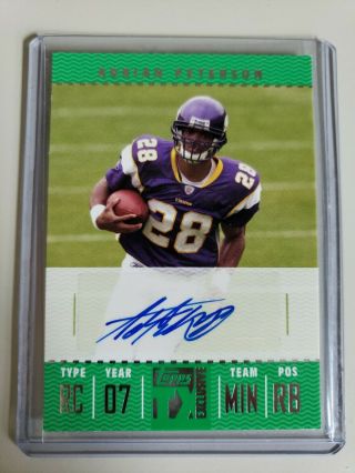 Adrian Peterson 2007 Topps Exclusive Rookie Auto Rare