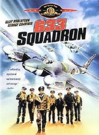 633 Squadron Dvd 2009 Ww2 Rare Oop Cliff Robertson George Chakiris 1964 Movie B