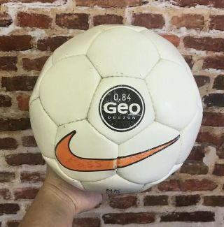 Vintage 90’s Nike Geo Size 5 Soccer Ball Rare Full Size Champions