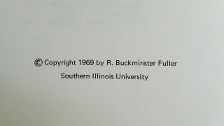 RARE BUCKMINSTER FULLER DESIGN HISTORY,  SIGNED/AUTOGRAPHED,  1969,  UNPUB.  BOOK 4