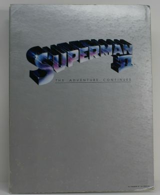 Superman Ii Movie Press Kit With 14 Different 8 X 10 Photos Rare Chris Reeve