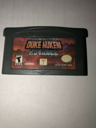 Game Boy Advance Duke Nukem Advance Game Rare