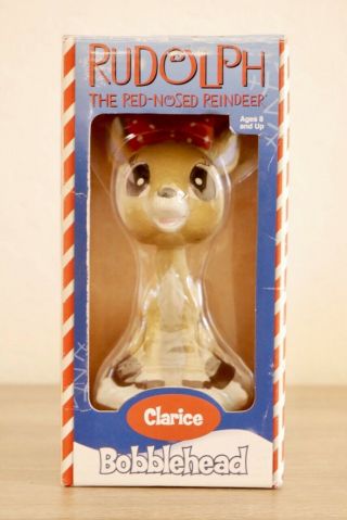 2002 Rudolph The Red - Nosed Reindeer Clarice Bobblehead (RARE) 3
