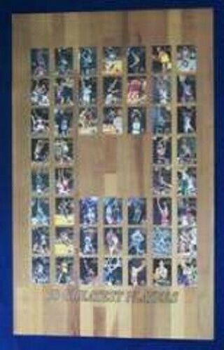 50 Greatest All Time Nba Players Very Rare Promo Poster 1996 50th Anniversary