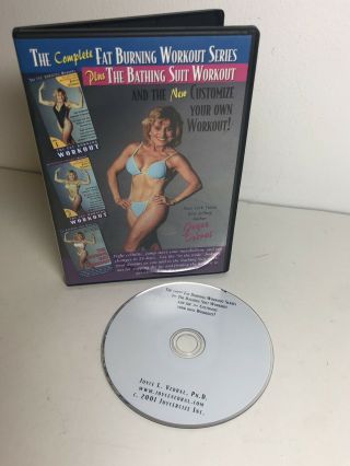 Rare Joyce Vedral Dvd The Complete Fat Burning Workout Bathing Suit Exercise