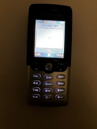 Sony Ericsson T610 - Silver Cellular Phone - Rare Collectible