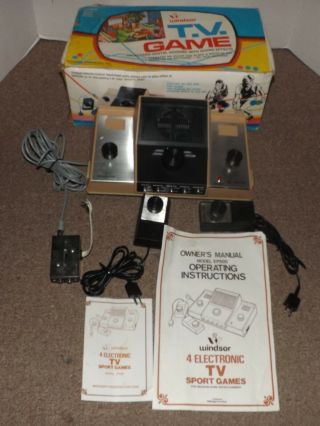 Rare Vintage 1970`s Magnavox Windsor Ep - 500 Video Game Console Pong