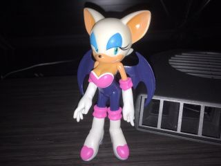 Rare Sonic X Action Series 2 - Rouge The Bat 5” Figure By Toy Island