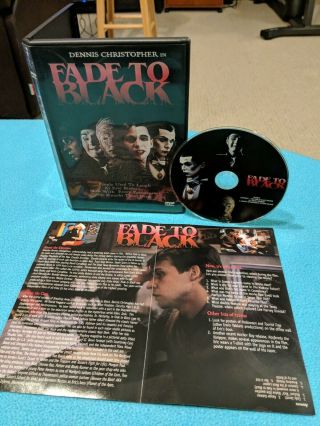 Fade To Black (dvd) Anchor Bay Rare Oop Horror