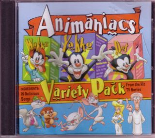 Animaniacs Variety Pack Kid Rhino Cd Classic Wakko Rare