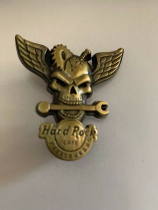 Hard Rock Cafe Pin 3d Pittsburgh Wing Skull Series Le 500 Rare