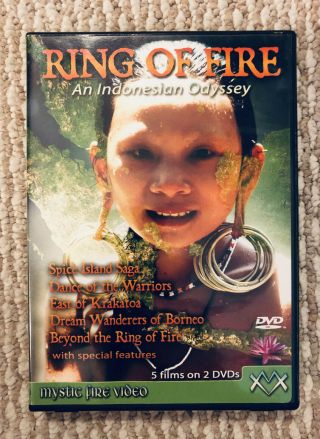 Ring Of Fire: An Indonesian Odyssey Indonesia Documentary Extremely Rare 5 Films