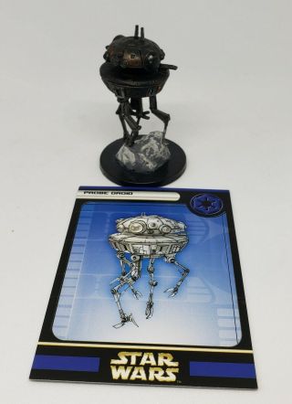 Star Wars Miniatures Probe Droid 31 W/card Very Rare -