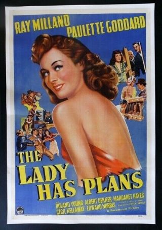 The Lady Has Plans Rare Thriller Comedy Dvd 1942 Ray Milland Paulette Goddard