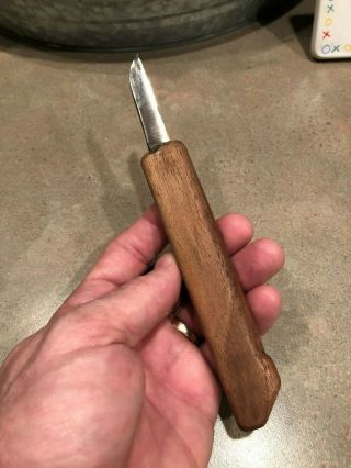 Rare Everett Cutsinger Wood Carving Knife - Made from a Straight Razor 3
