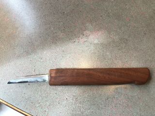 Rare Everett Cutsinger Wood Carving Knife - Made from a Straight Razor 7