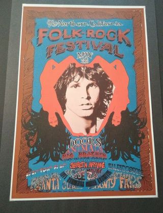 The Doors Tour Posters Jim Morrison Rare