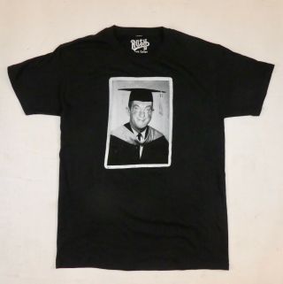 Rush Neil Peart Graduation Pic Tee Shirt.  Rare,  Size Large