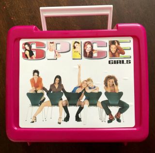 Spice Girls Rare Pink Lunch Box With Thermos