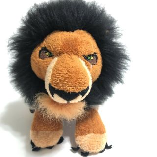Vtg Authentic Usa Disney Store The Lion King Scar Plush Toy Villian Rare