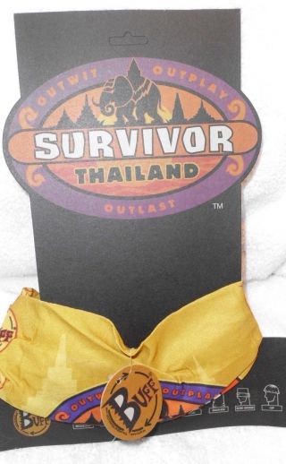 Survivor Thailand Buff Season 5 Rare Yellow Tribe Chuay Jai Merged