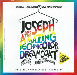 Joseph & The Technicolor Dreamcoat Soundtrack Cd Rare Cast Donny Osmond