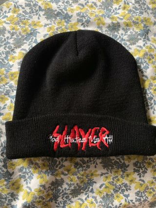 Slayer God Hates Us All Rare Beanie Hat