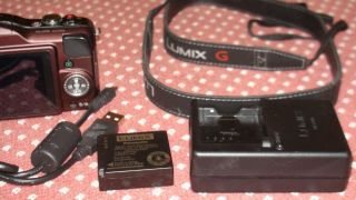 Panasonic LUMIX DMC - GF3 12.  1MP Digital Camera - Brown color RARE HTF 7