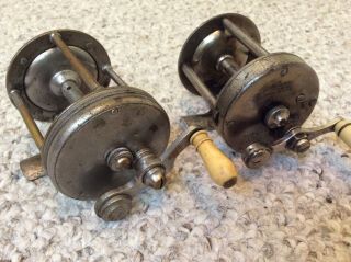 2 Early/rare Bait Caster Quick A Part Reels 1900’s Winchester/kelso Nr