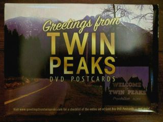 12 Twin Peaks Postcards (2007 Gold Edition Dvd Box Set - David Lynch) Rare & Oop