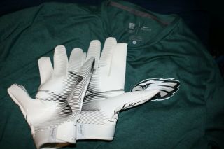 Cre ' Von LeBlanc Game Worn Gloves & Under Shirt Philadelphia Eagles NFL RARE 3