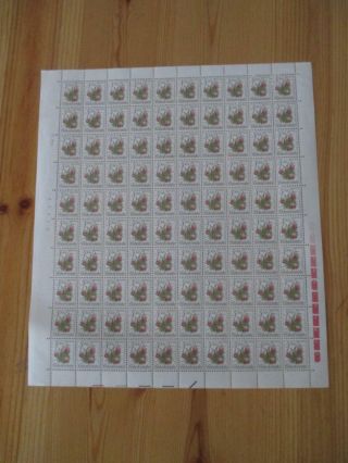 Vegas - 1991 Czechoslovakia Sc 2841 - Mnh,  Og Rare Sheet Of 100 - Cat= $125 (cs30)