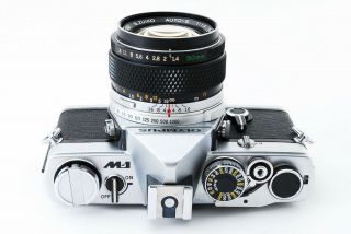 [Exc] Rare Olympus M - 1 35mm SLR Film Camera w/ M - System G.  Zuiko Auto - S 50mm 1.  4 4